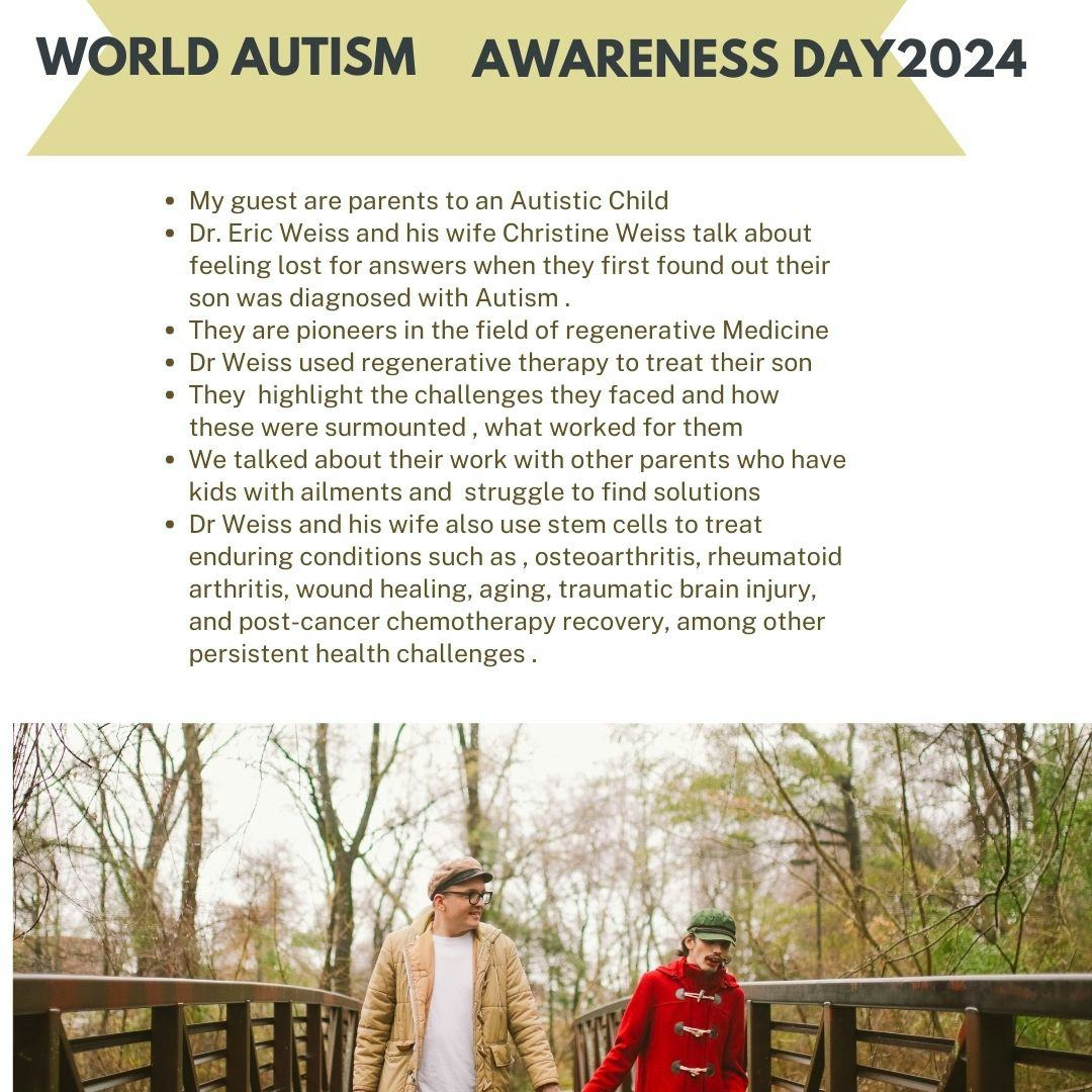 Autism Awareness Month 2024 with Dr Weiss MD 