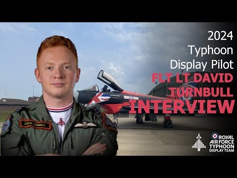 Flight Lieutenant David “Turbo” Turnbull typhoon display team pilot (public face fake)