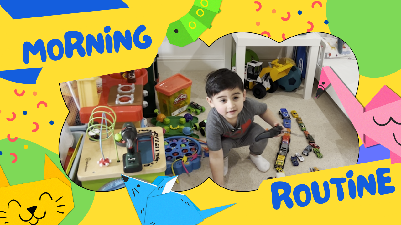 Morning Routine | Healthy Breakfast | Bubble Bath | Fun Play Day | Truck Race | Toddler Routine