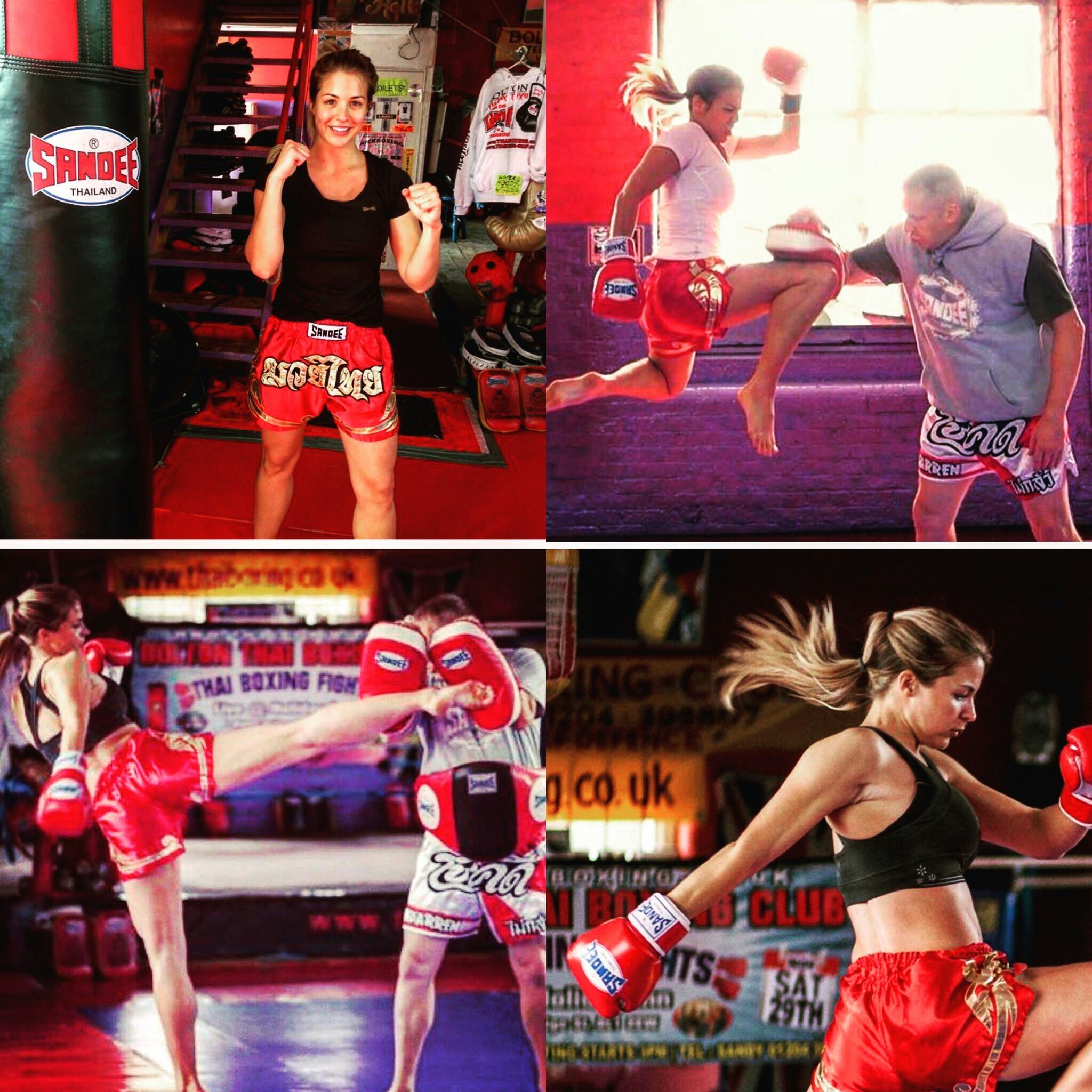 Gemma Atkinson Kickboxing Training Workout 