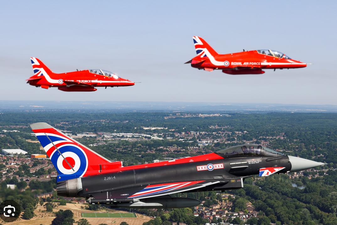 Interview with Typhoon Pilot and and RAF Red Arrows Squadron Leader Jon Bond.