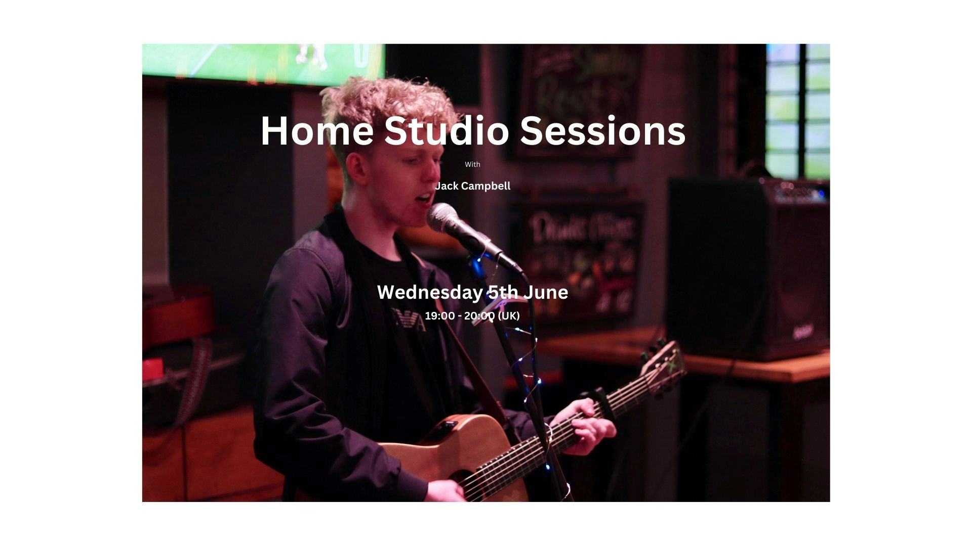 Jack Campbell Home Studio Session