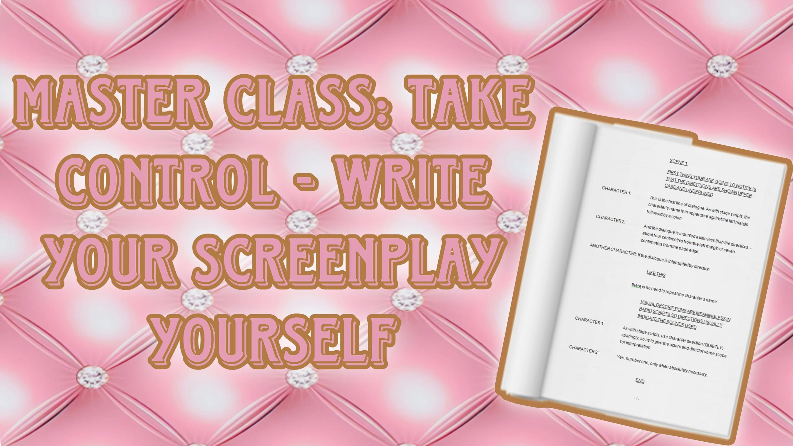 Write Your Screenplay By Yourself Without Having To Wait For Someone Else To Do It For You