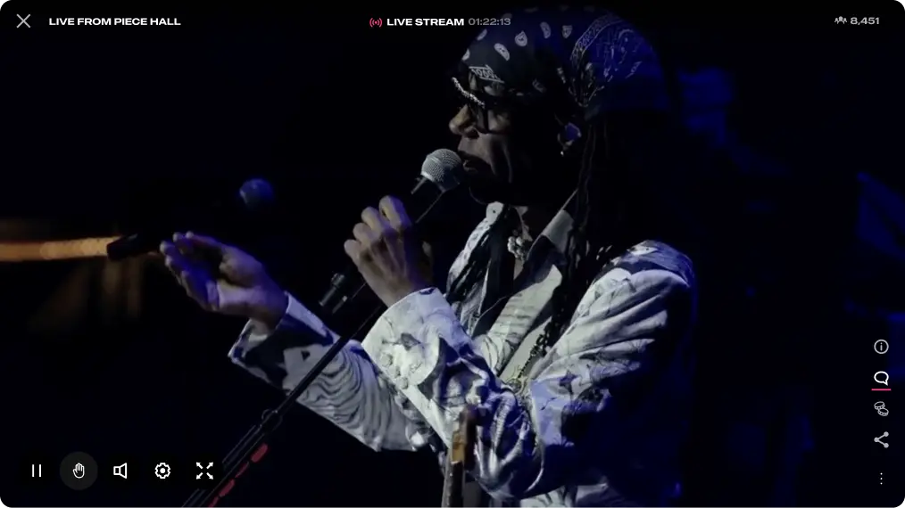 DELIVERING A SEAMLESS LIVE STREAM WITH NILE RODGERS