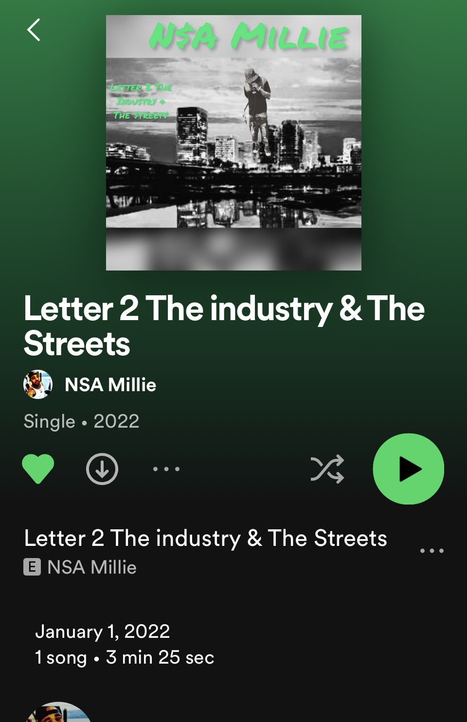 Letter 2 the industry / the streets