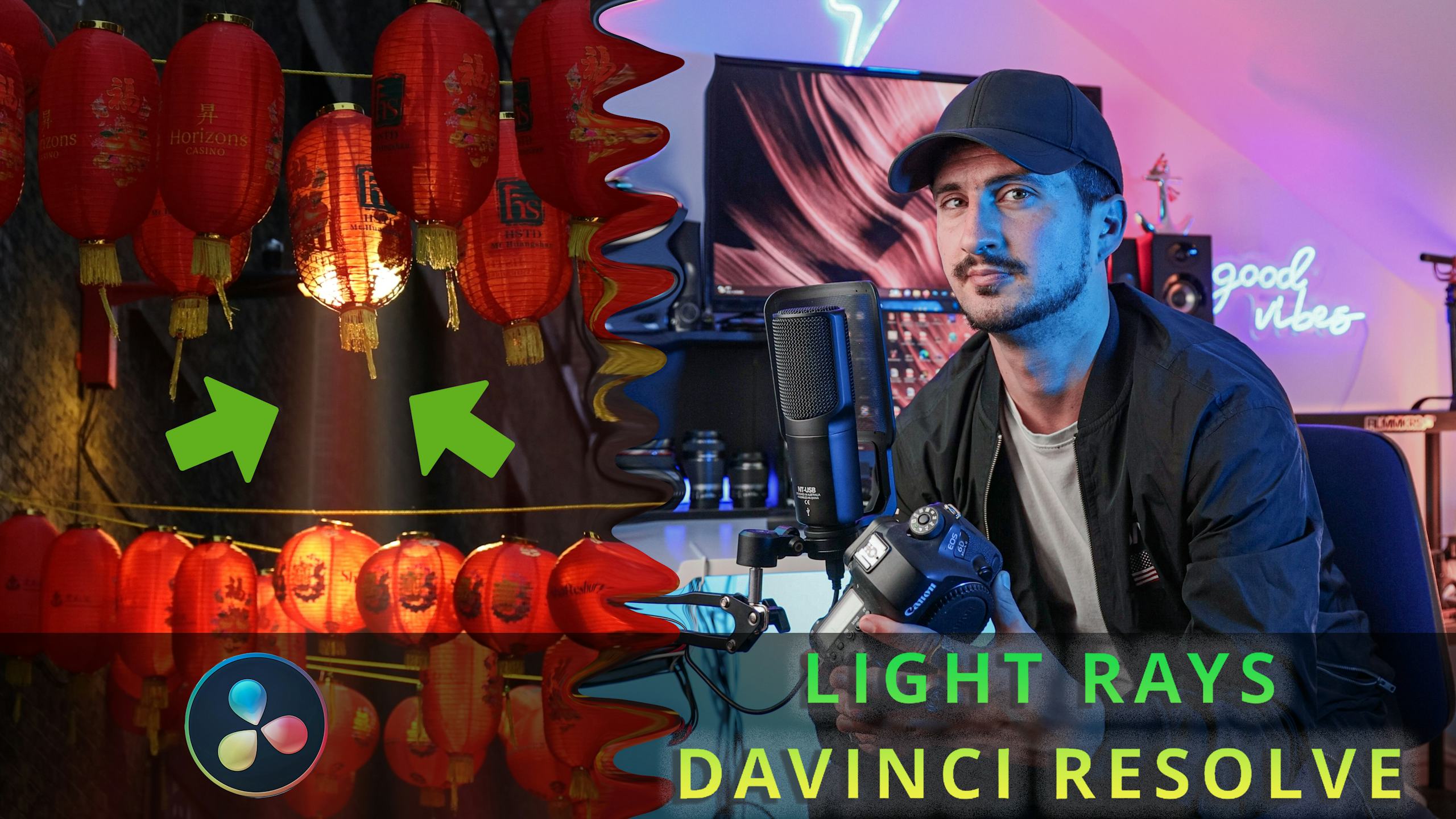 Light Rays Tips in Davinci Resolve