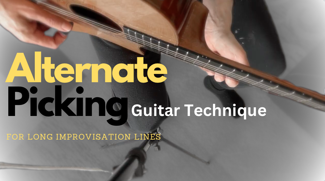Alternate Picking right hand guitar technique for improvisation