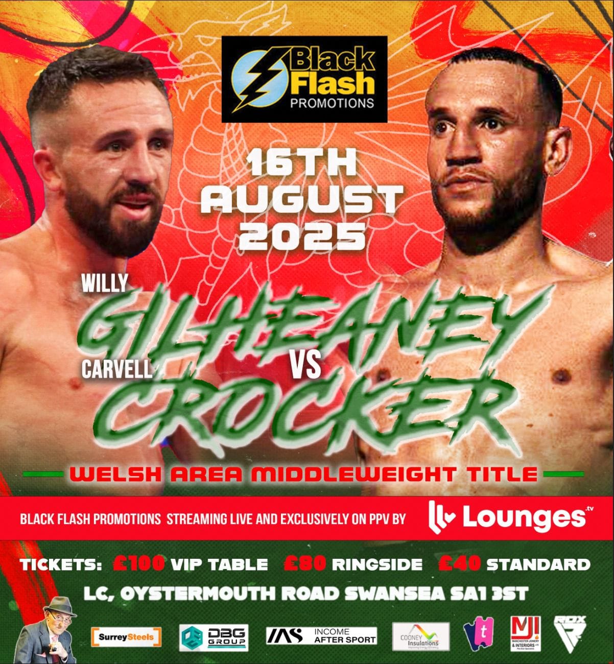 Black Flash Promotions presents: Dragon's Den