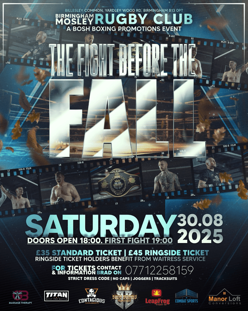 BOSH BOXING - FIGHT BEFORE THE FALL - PPV Live Stream