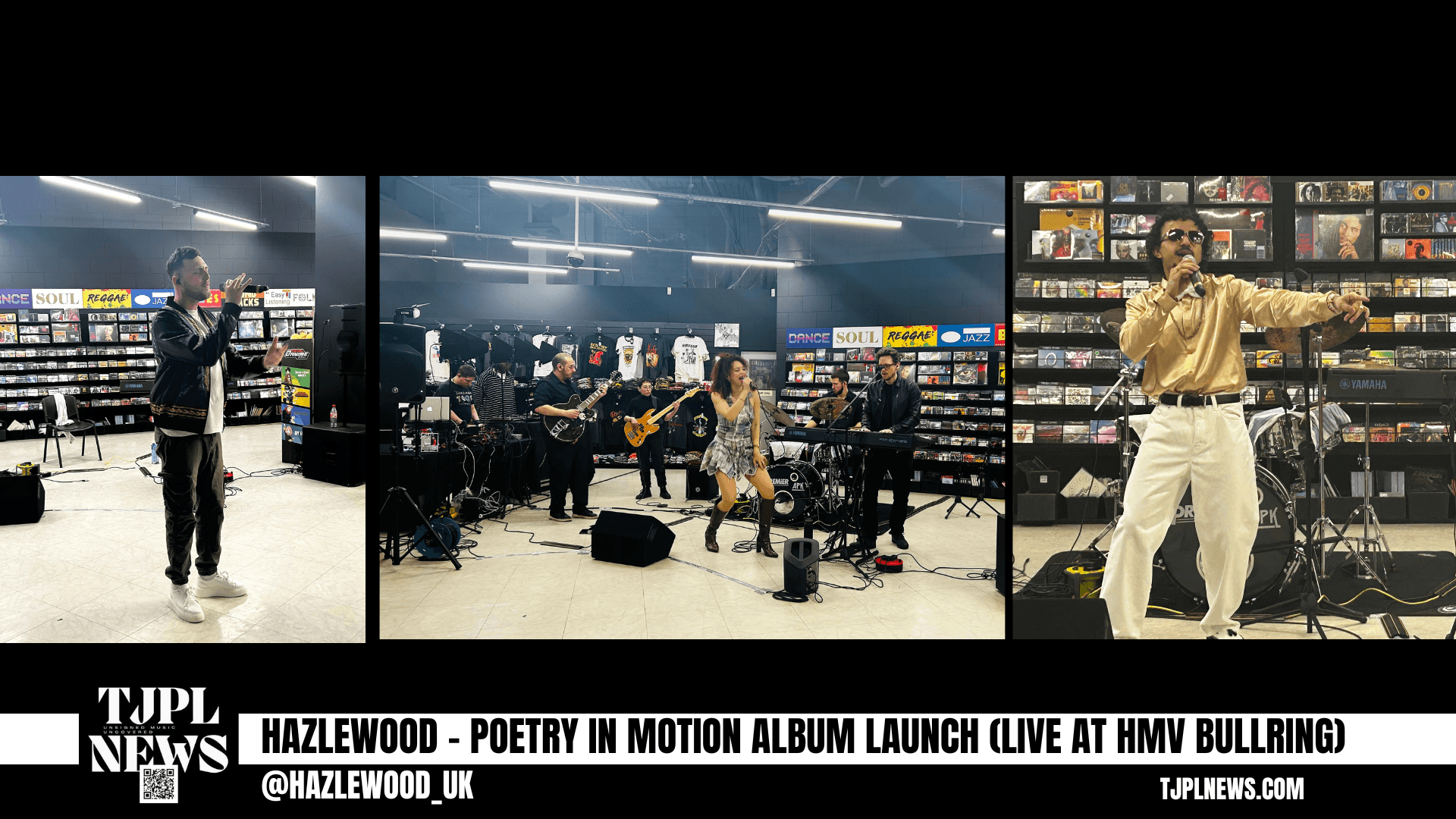 hazlewood - POETRY IN MOTION ALBUM LAUNCH (live at hmv bullring)