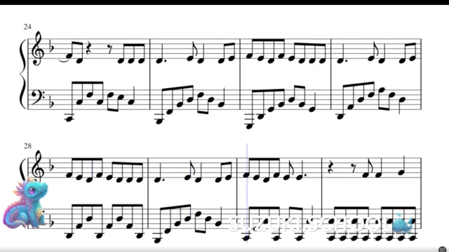 Bach Minuet in G Major for Piano by iServalan
