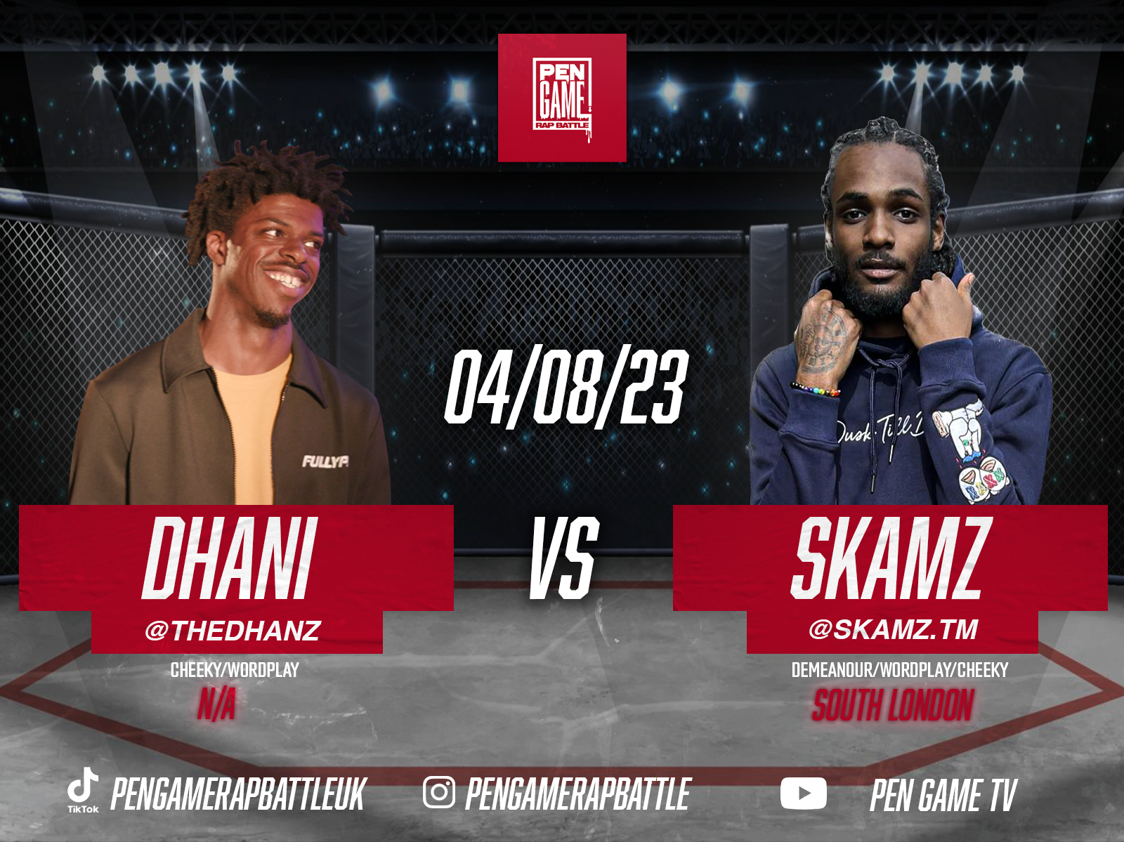 Skamz vs Dhani - PenGame Rap Battle S4:E4
