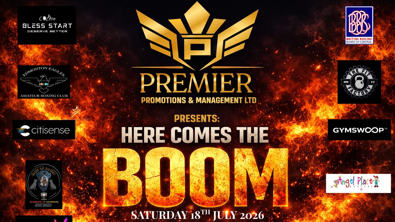 Premier Promotions & Management LTD: Here come the boom