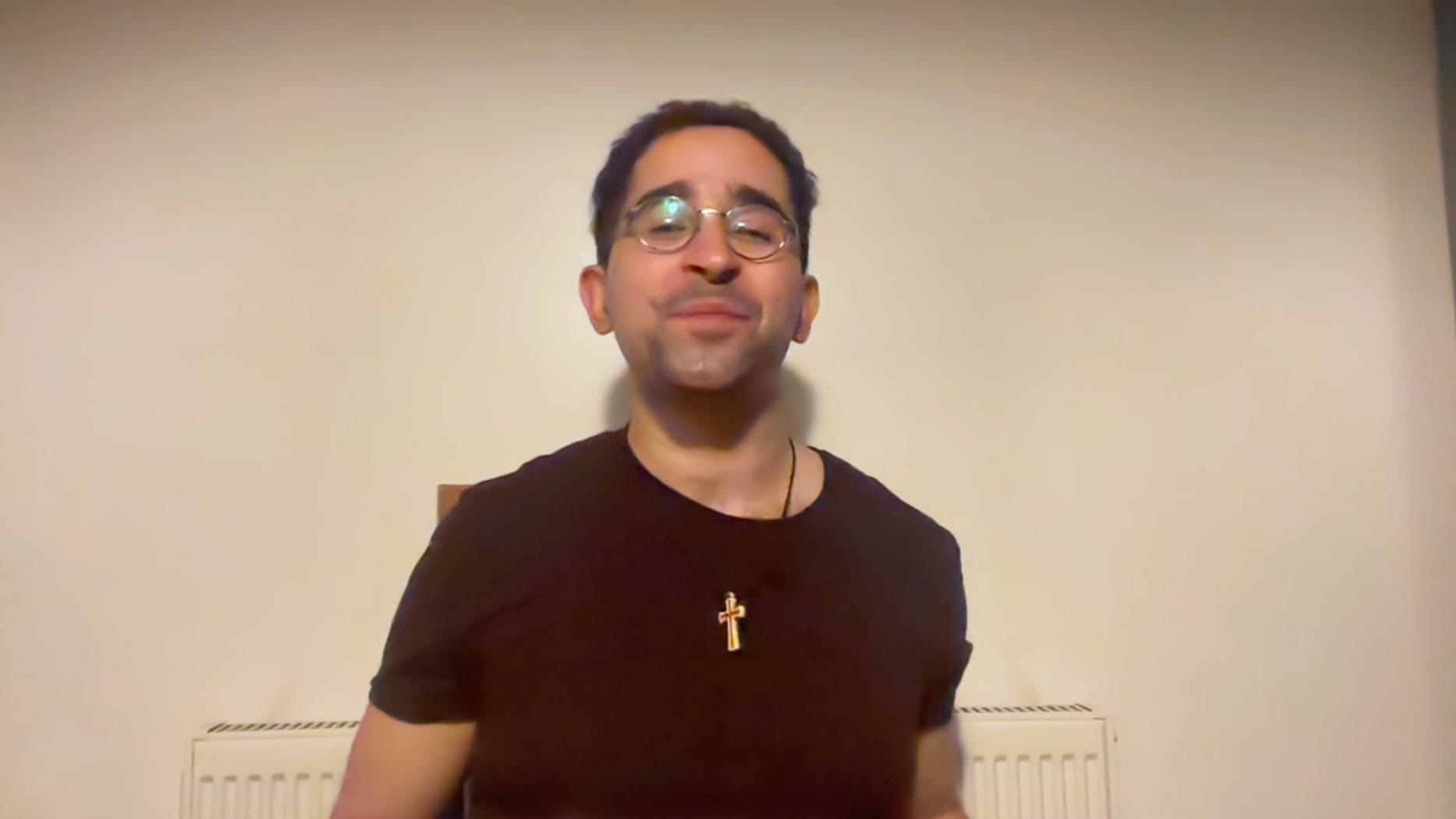 Me rapping my track, 'Integrity', on 24/12/24.