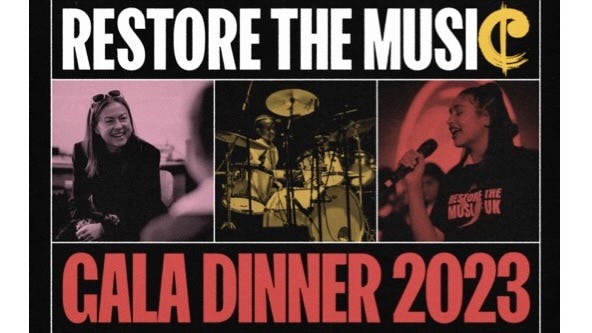 Restore the Music Gala Dinner 2023