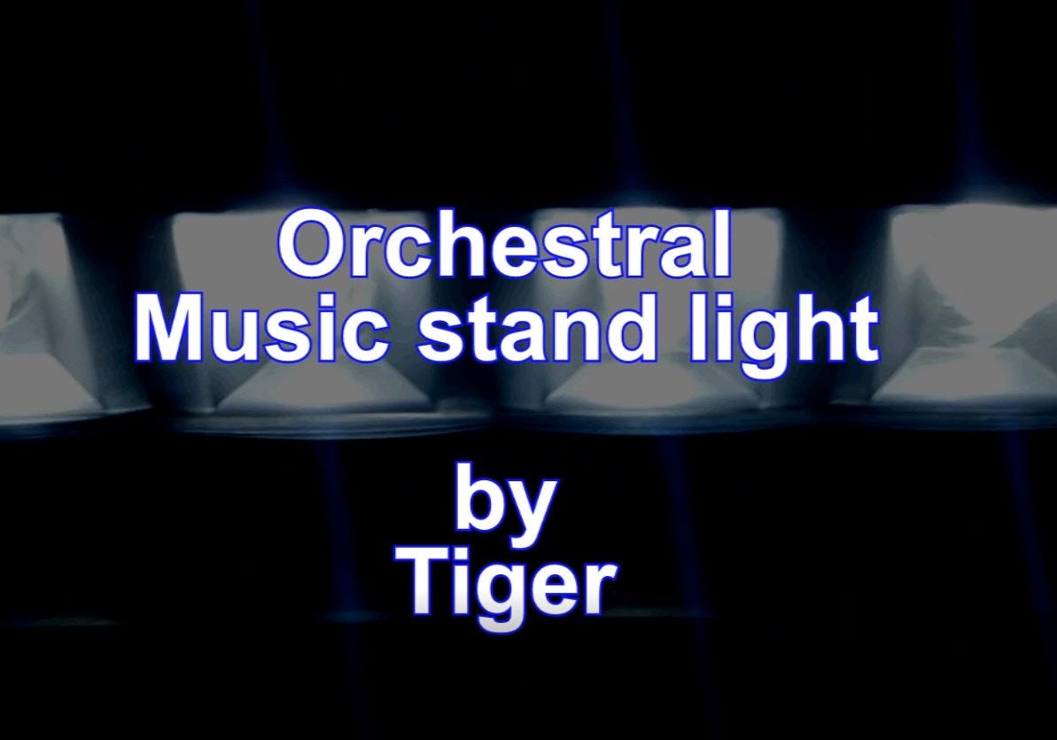 Tiger - Orchestral music stand light (review/demo)