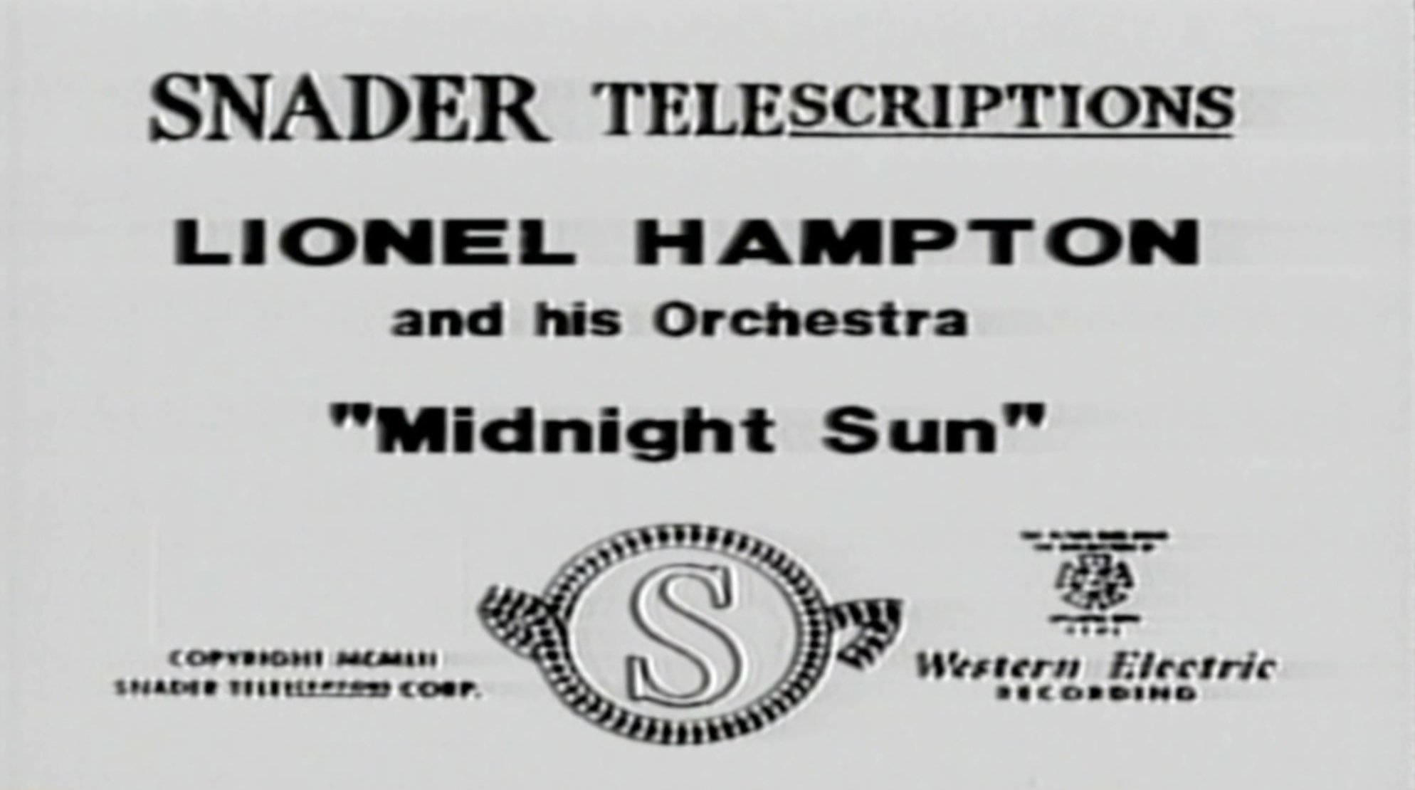 Lionel Hampton - Legends in concert