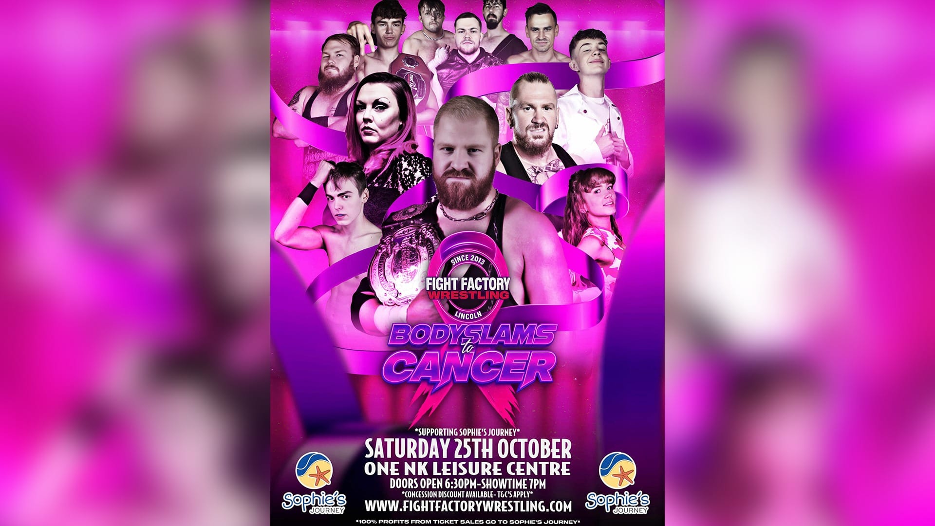 2025 show 9 Bodyslams to Cancer 2025