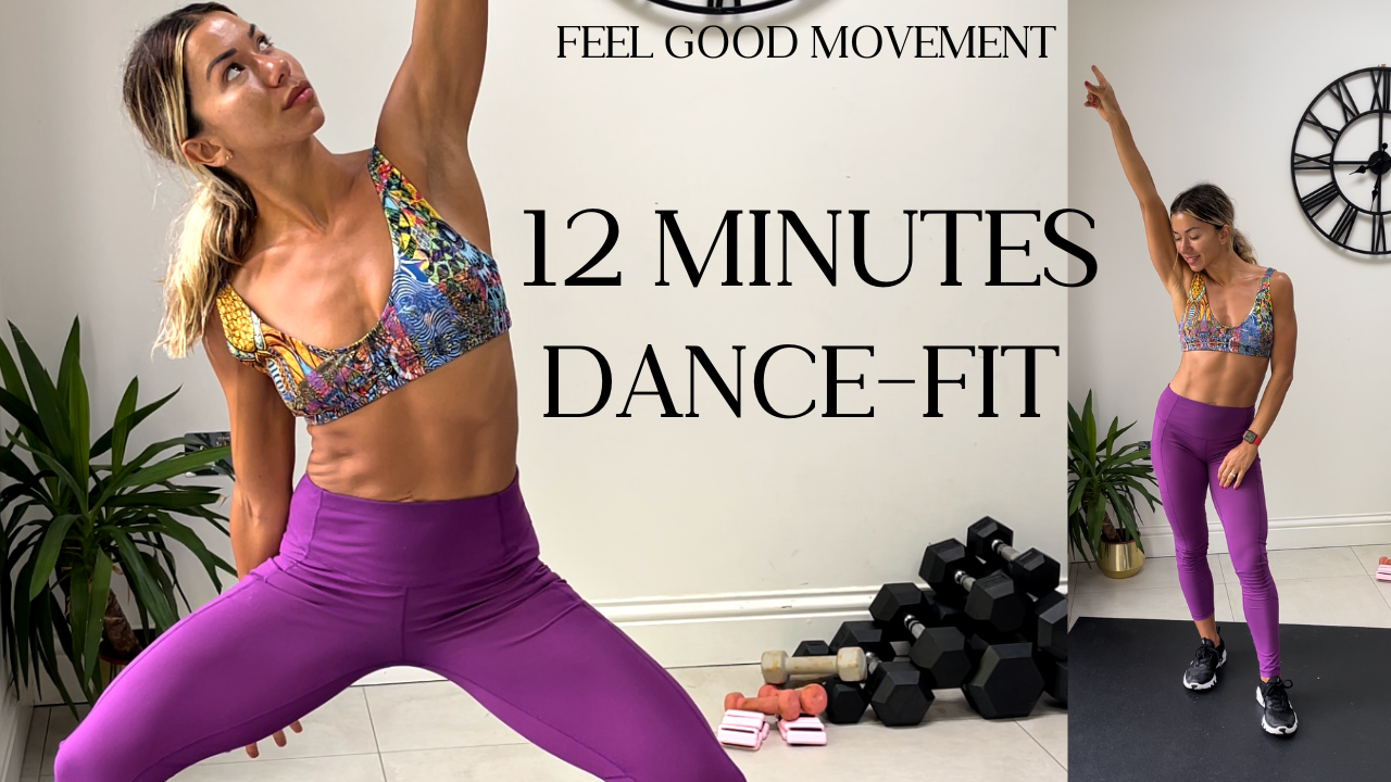 Dance Fit | 12 minutes - feel good movement- Standing workout 