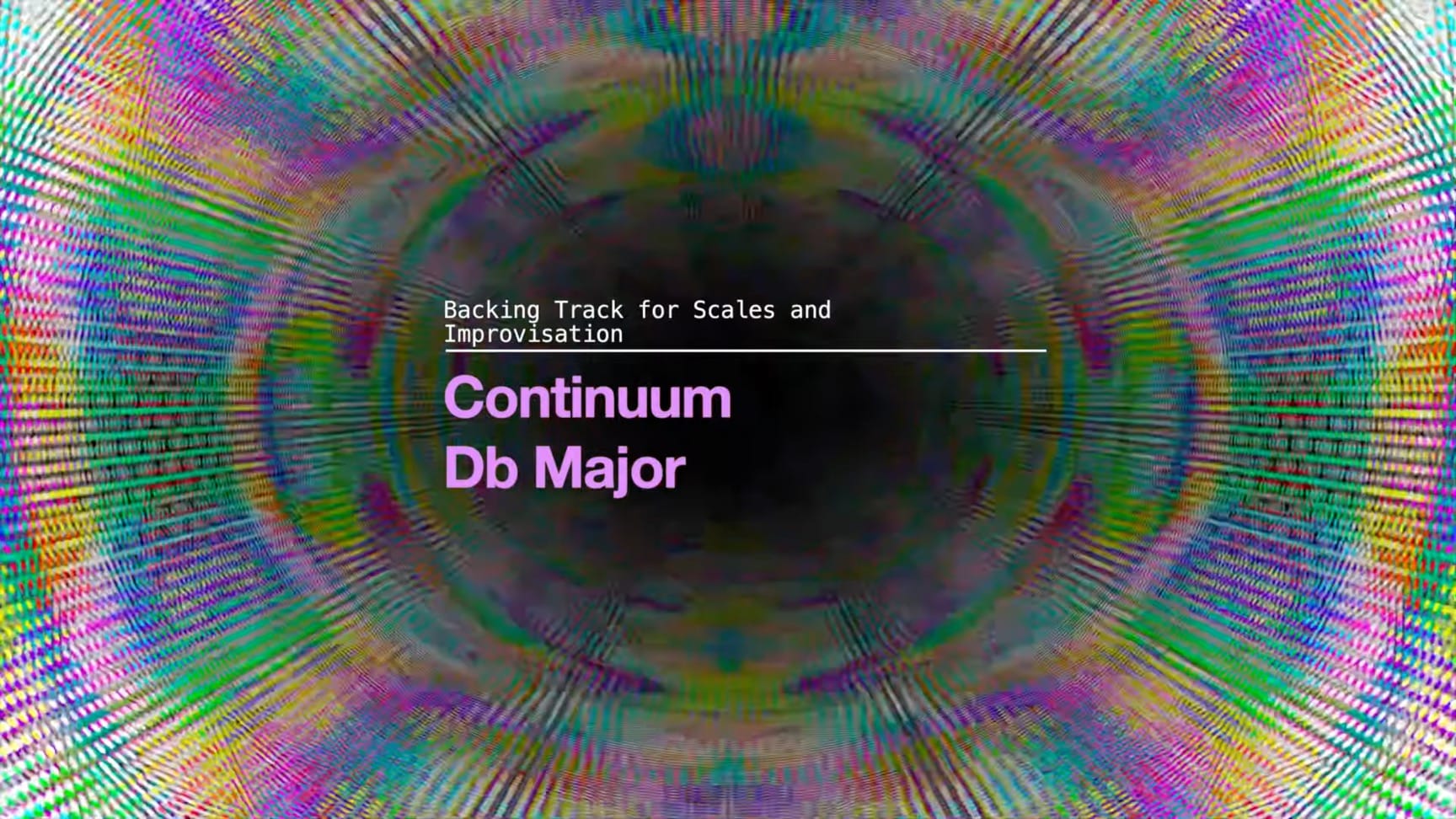 iServalan Continuum Backing Track for Scales and Improvisation Db Major All Instruments