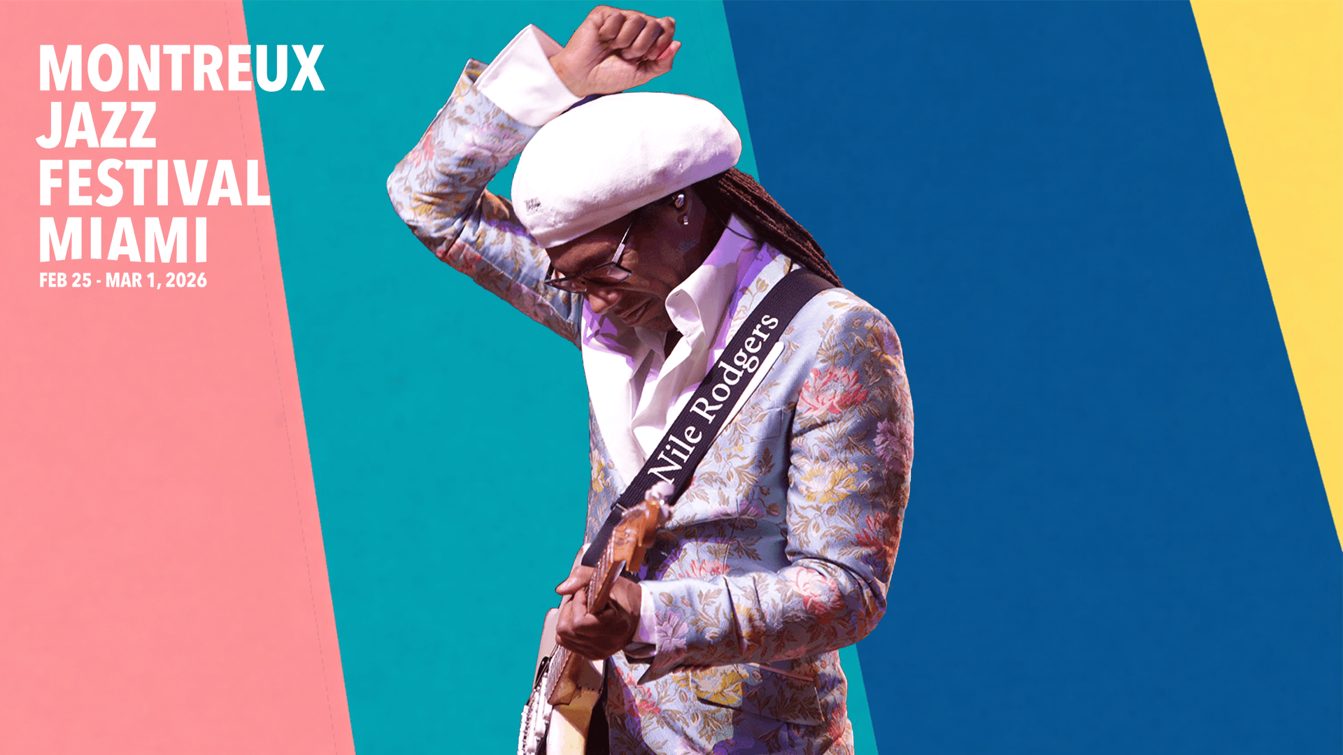 Nile Rodgers & CHIC – 10.30PM EST Montreux Jazz Festival Miami