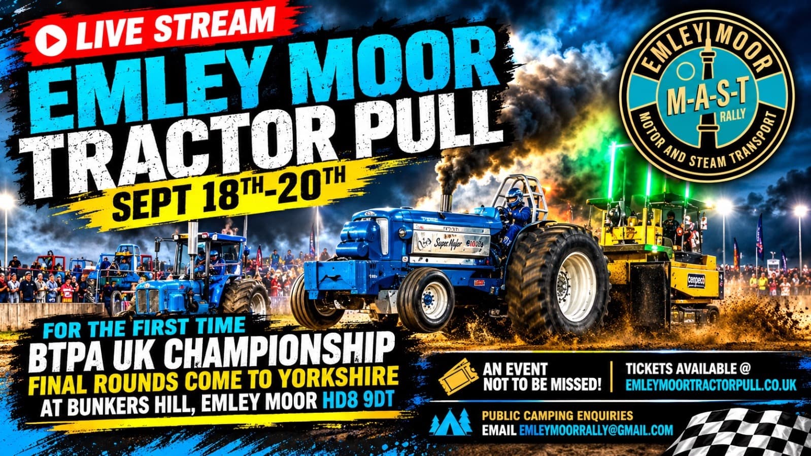 Emley Moor tractor pull - night 3
