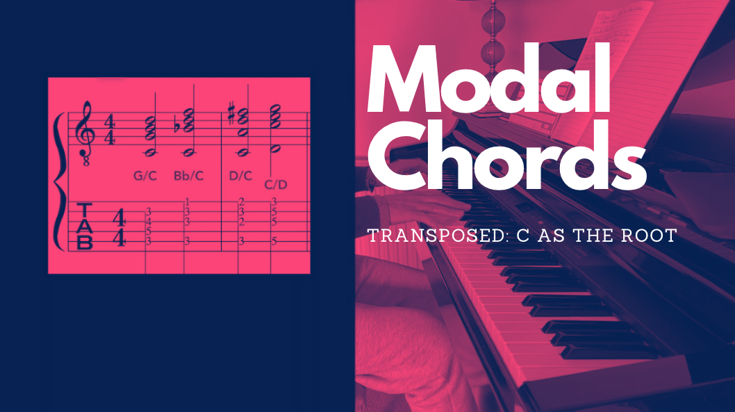 Modal Chords: "Chords" from Transposed Mode [C as Root]