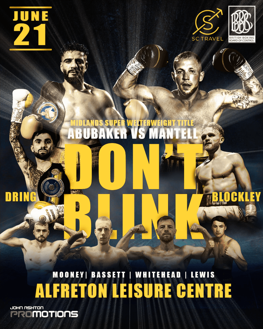 DON’T BLINK - PROFESSIONAL Championship BOXING