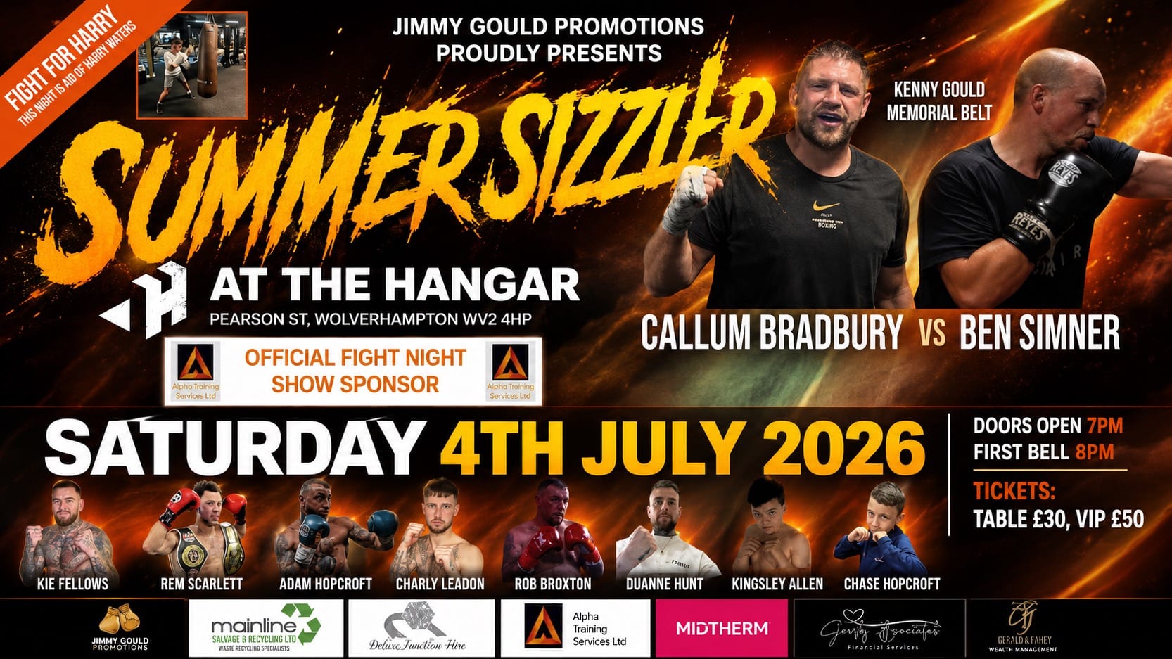 Jimmy gould promotions presents summer sizzler