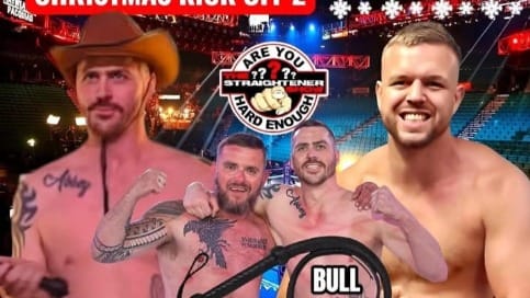 The crazy bull whipping fight