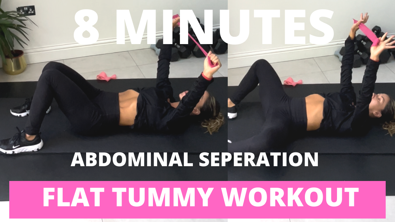 Flat Tummy Workout || 8 minutes || postpartum ab workout || Diastisis Recti